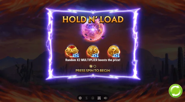 Colt Lightning Inferno Bonus žaidimas